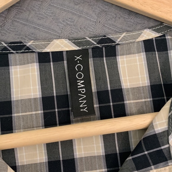 X COMPANY PLAID BLOUSE - Picture 5 of 7